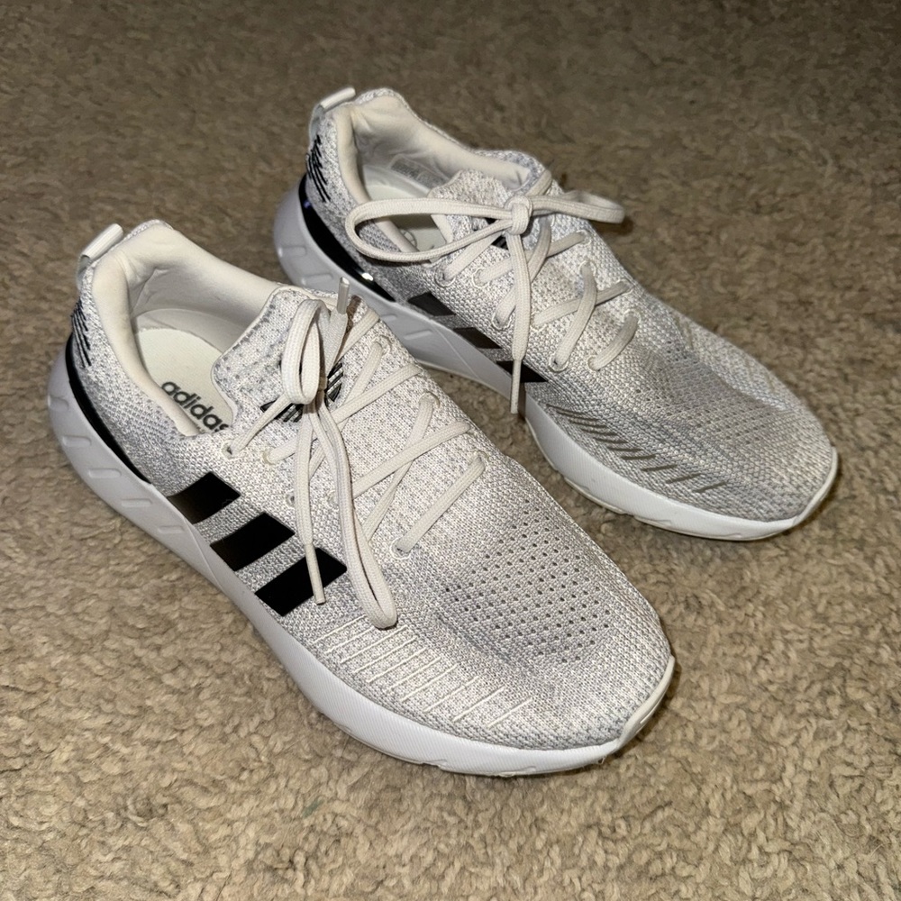 Adidas White and Black Sneakers